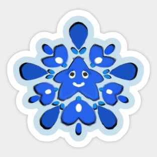 StarBurst Blue Sticker